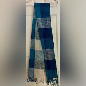 Kram Sakon Thailand Indigo Table Runner Scarf